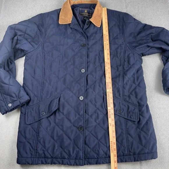 Vtg LAUREN Ralph Lauren Jacket Mens Large  Quilted Corduroy Trim Chore Barn Coat - Picture 7 of 10